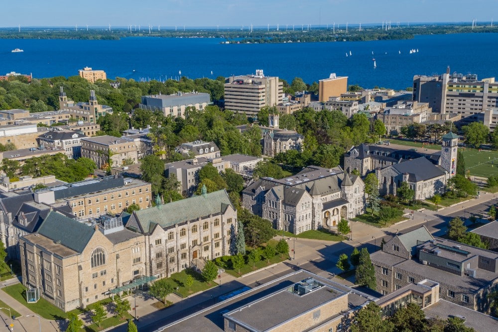 Queen's campus aerial